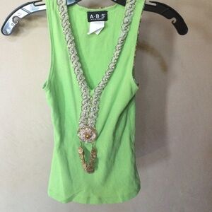 ABS by Allen Swartz Beaded Tank